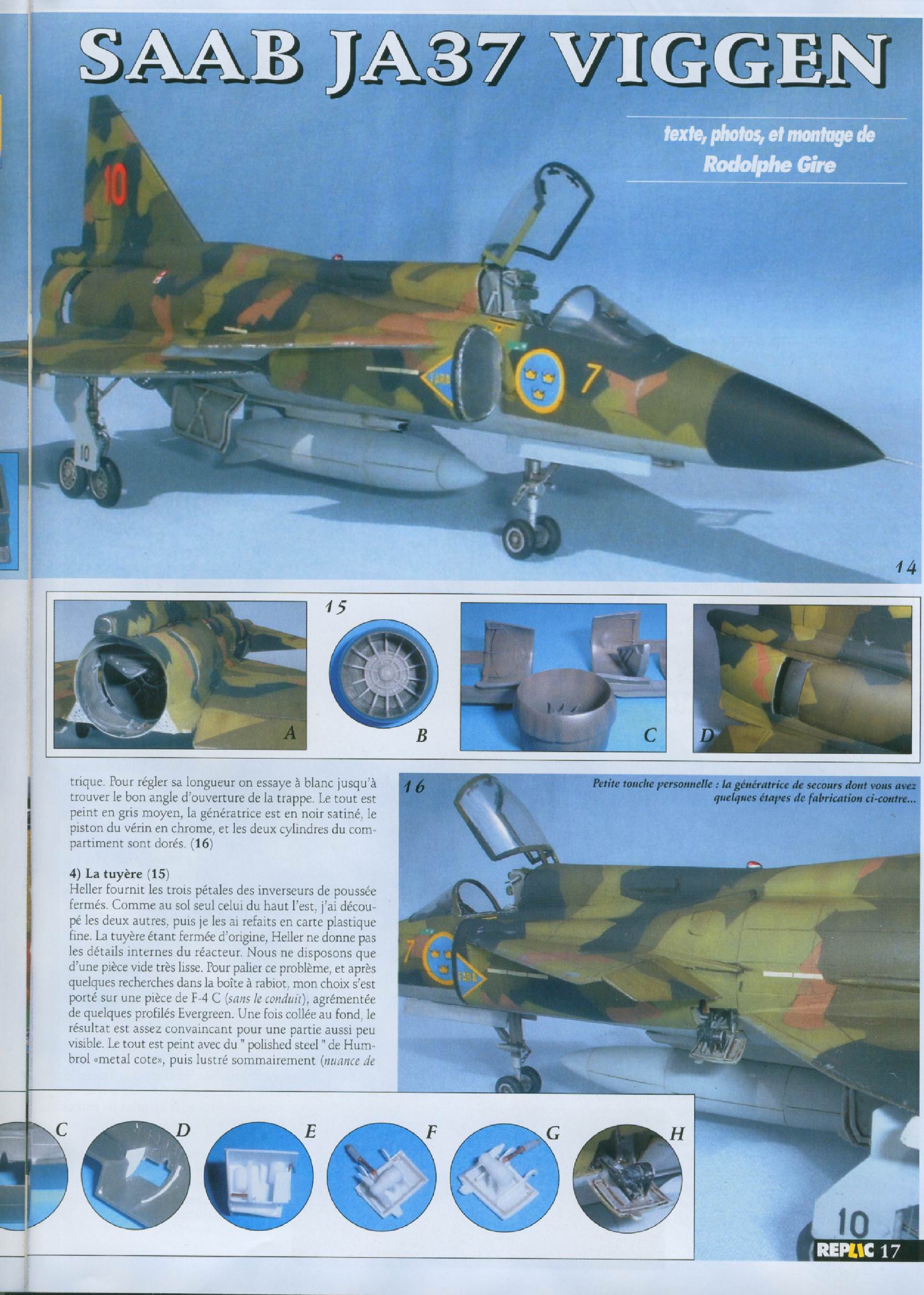 Replic 148 - JA-37 Viggen, F-18 Hornet, Dewoitine D-520